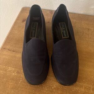 Cole Haan Dark Blue Slip-On Shoes